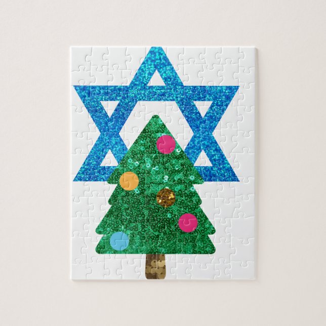 sequin christmukkah hanukkah pussel (Vertikal)