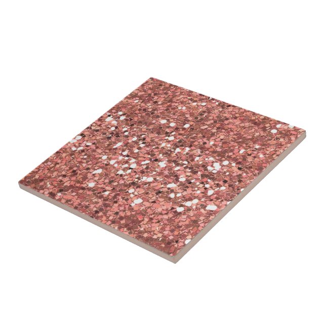 Sequin glitter Gnistra Ro Guld Kakelplatta (Sidan)