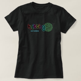 Sequin Glow Knitting T Shirt