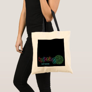 Sequin Glow Knitting Tygkasse