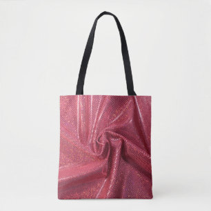 Sequin gnistra glitter korall rosa tygkasse