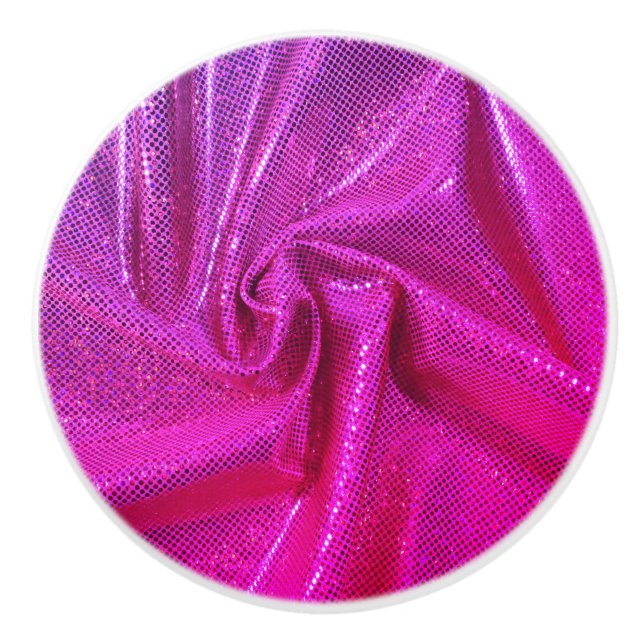 Sequin gnistra glitter utseendet rosa magenta knopp (Framsidan)
