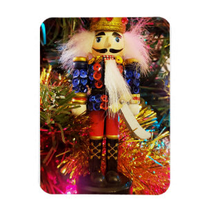 Sequin Nutcracker Soldat christmas ornament Magnet