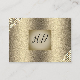 Sequin och Glitter/Executive Guld (verkställande o Visitkort