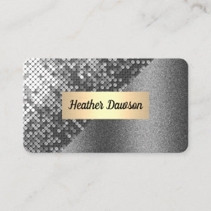 Sequin och Glitter Visitkort