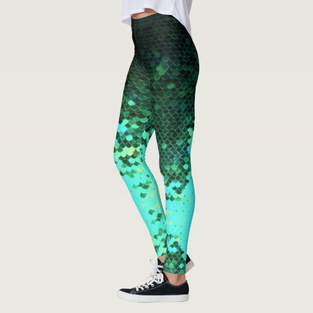 Sequinfjäll Leggings (Vänster)