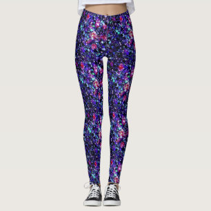 Sequinjuveltryck Leggings