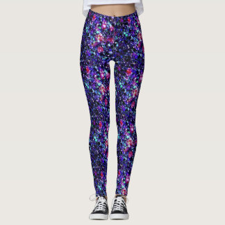 Sequinjuveltryck Leggings