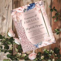 Sequins Klänning Rose Guld Blommig 40-årsdag