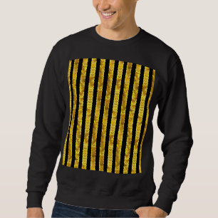 Sequins mönster, pärlor, rinestoner, 3D mode. Lång Ärmad Tröja