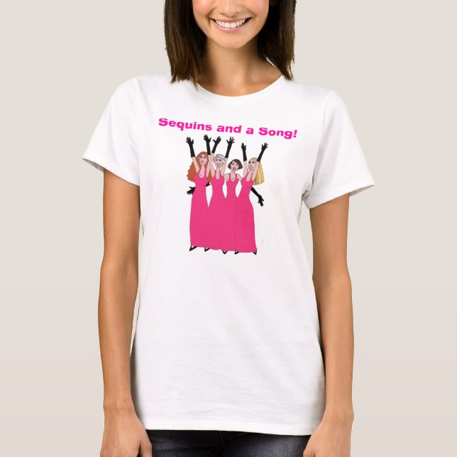 Sequins och en sång! tee (Framsida)
