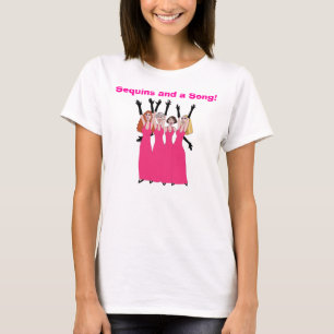 Sequins och en sång! tee shirt
