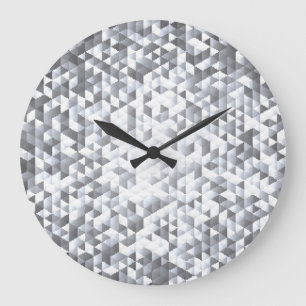 Sequins silver: Glittrande Mosaic-bakgrund Stor Klocka