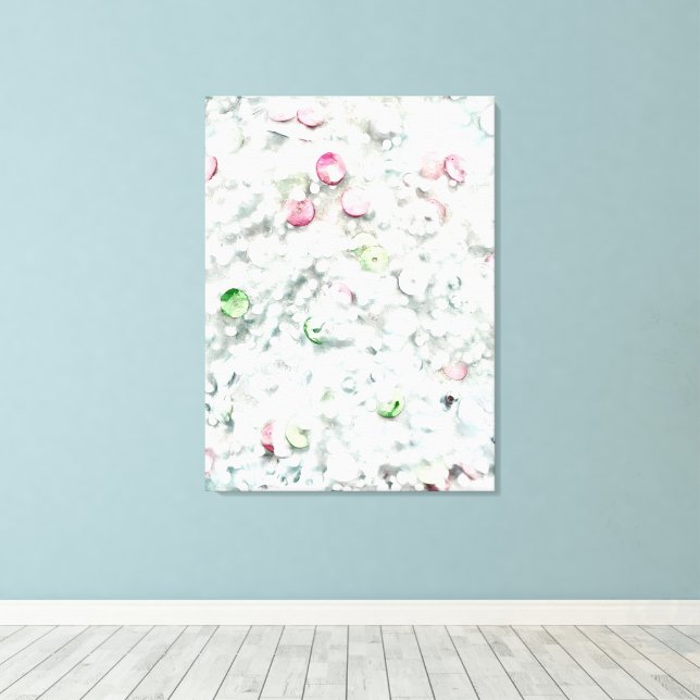 Sequins & Slime Wall Art Photography on Canvas (Insitu (trägolv))