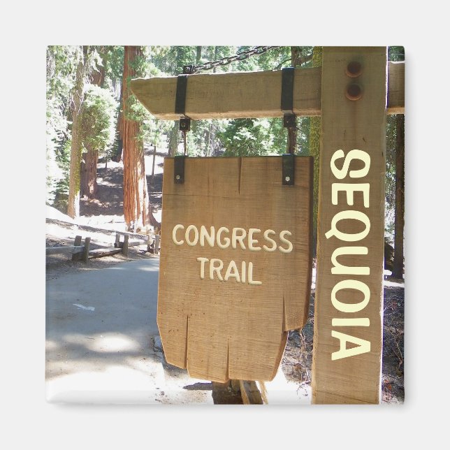 Sequoia/Congress Trail Magnet! Magnet (Framsidan)