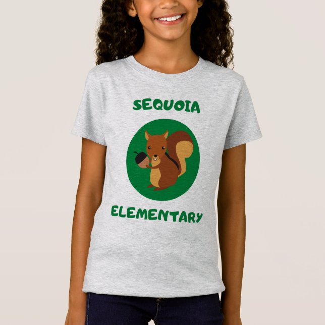 Sequoia ekorre Kids T T Shirt (Framsida)