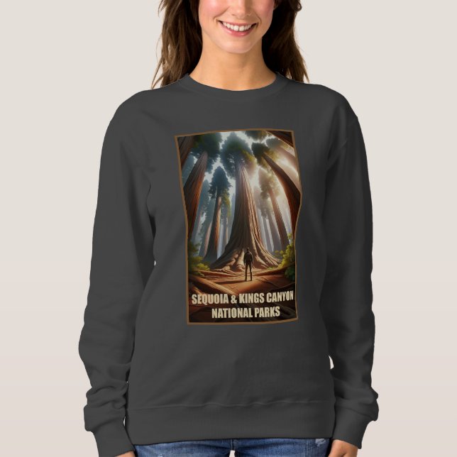 Sequoia & Kings Canyon National Parks T Shirt (Framsida)