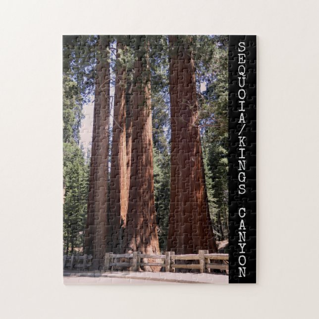 Sequoia/Kung Canyon nationalpark Puzzle Pussel (Vertikal)