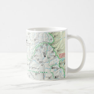 Sequoia/mugg för kungkanjonkarta kaffemugg