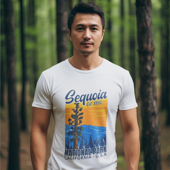 Sequoia National Park California - Forest landscap T Shirt (Skapare uppladdad)