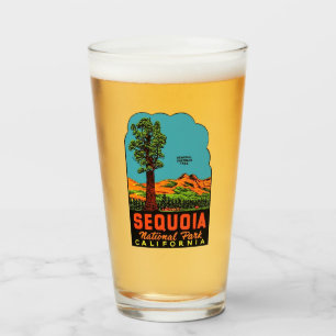 Sequoia National Park, California - Pint Glass Glaskopp