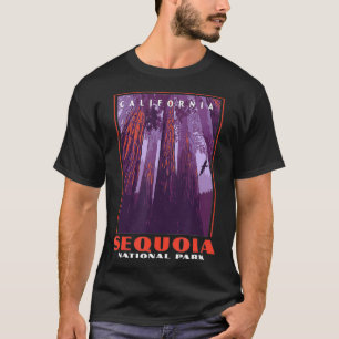 Sequoia National Park California Vintage WPA Poste T Shirt