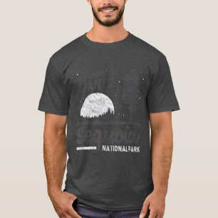 Sequoia National Park Hike med Giants Retro 80 s T Shirt