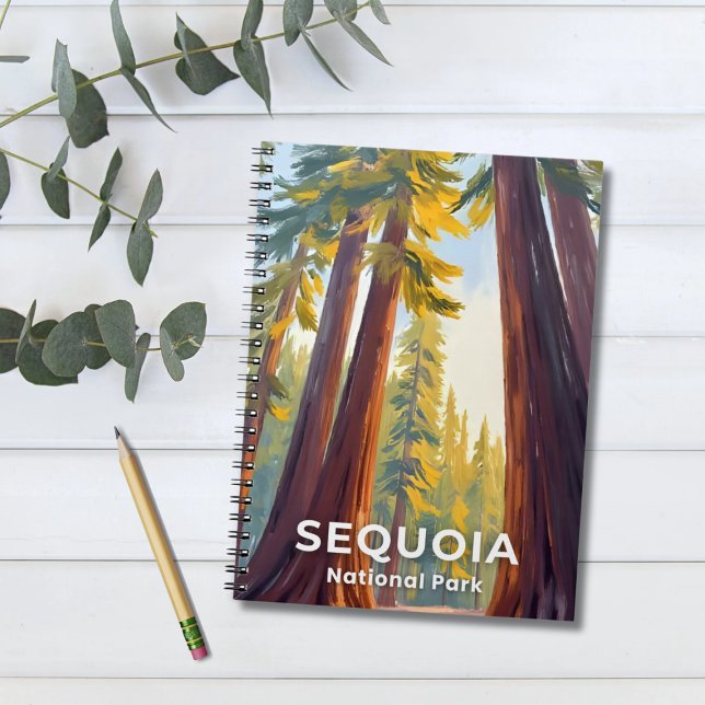 Sequoia National Park | Kalifornien Resa Anteckningsbok (Skapare uppladdad)