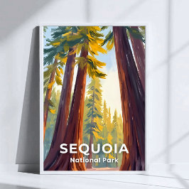 Sequoia National Park | Kalifornien Resa Poster