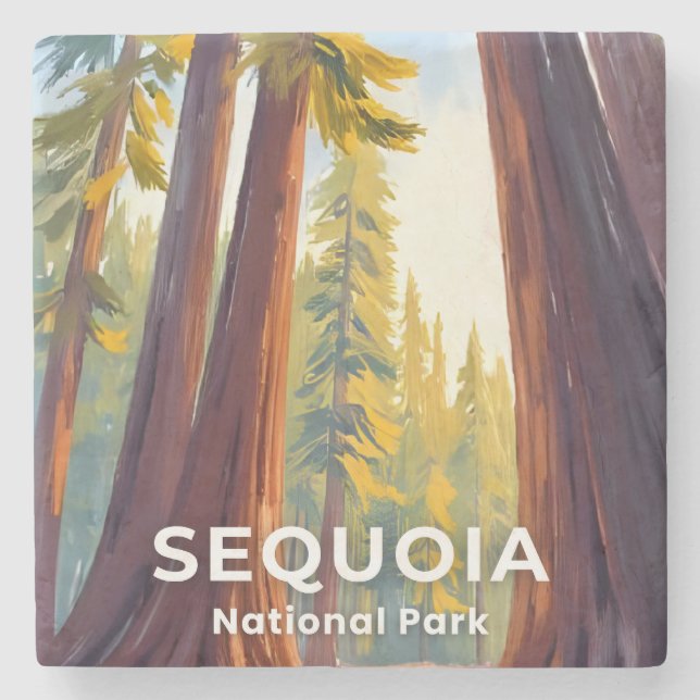 Sequoia National Park | Kalifornien Resa Stenunderlägg (Framsidan)