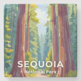 Sequoia National Park | Kalifornien Resa Stenunderlägg
