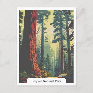 Sequoia National Park, Kalifornien, USA Vykort