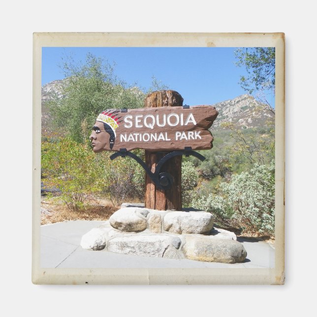 Sequoia National Park Magnet! Magnet (Framsidan)