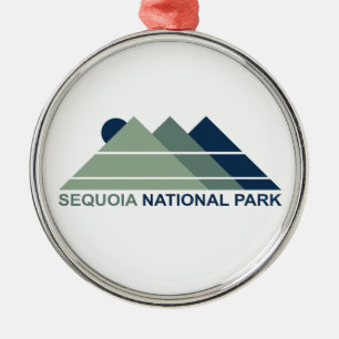 Sequoia National Park Mountain Sun Julgransprydnad Metall