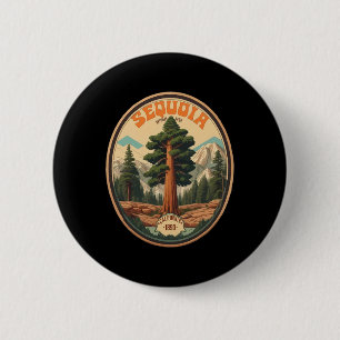 Sequoia National Park Träd Illustration Vandring R Knapp