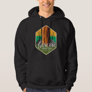 Sequoia National Park Vandring Camping Rödwood Nev Hoodie