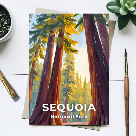 Sequoia nationalpark | California Travel Vykort