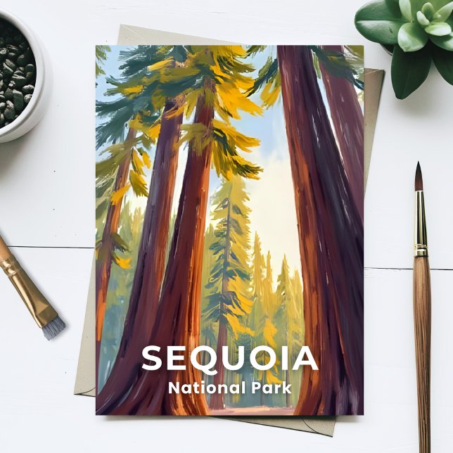 Sequoia nationalpark | California Travel Vykort (Skapare uppladdad)