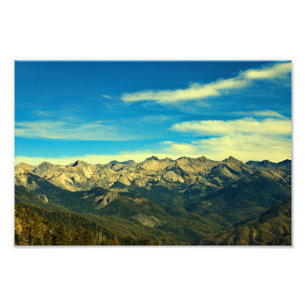 Sequoia nationalpark fototryck