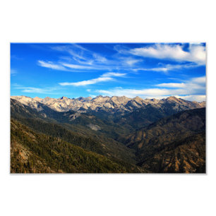 Sequoia nationalpark fototryck