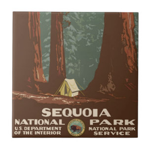 Sequoia nationalpark kakelplatta