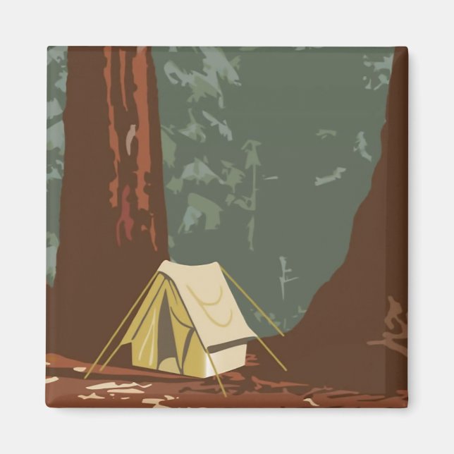 Sequoia nationalpark magnet (Framsidan)