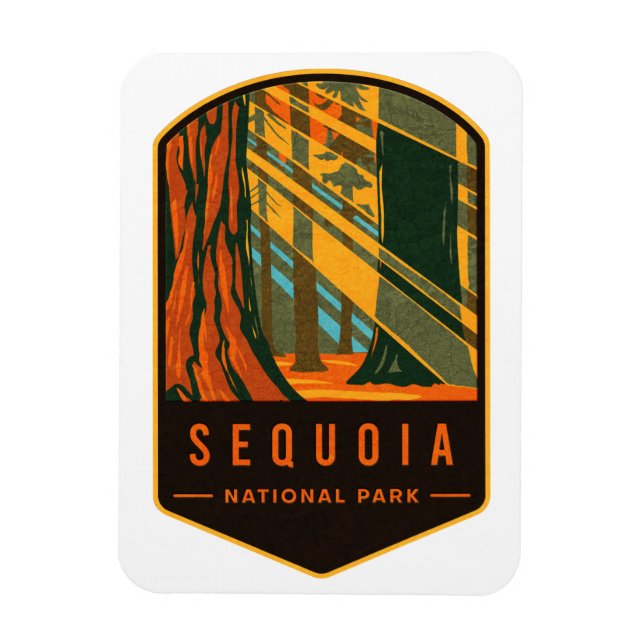 Sequoia nationalpark magnet (Vertikal)