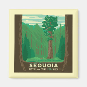 Sequoia nationalpark magnet