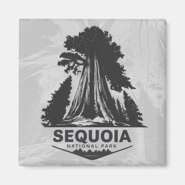 Sequoia nationalpark magnet (Framsidan)