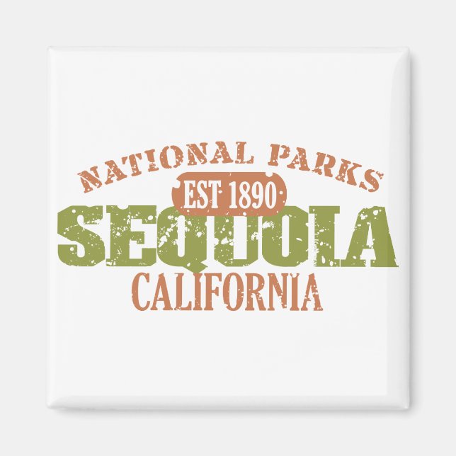 Sequoia nationalpark magnet (Framsidan)