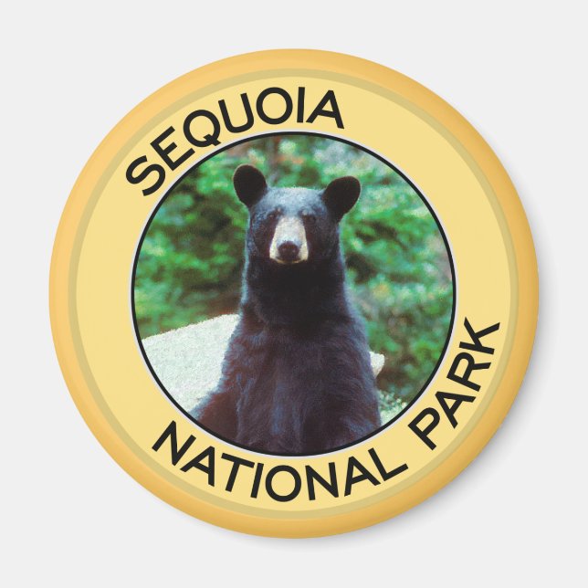 Sequoia nationalpark magnet (Framsidan)