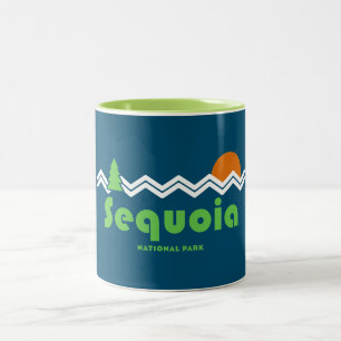 Sequoia nationalpark Retro Två-Tonad Mugg