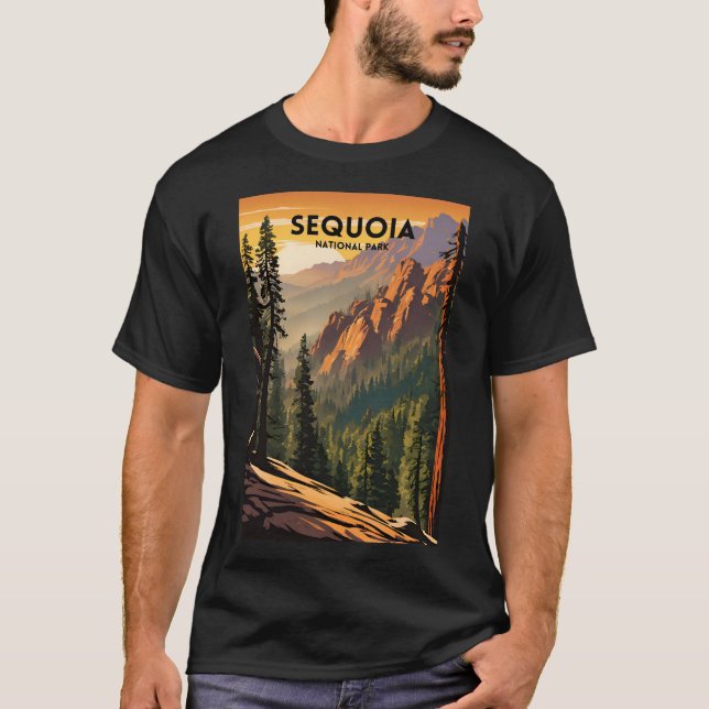 Sequoia nationalpark t shirt (Framsida)