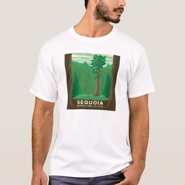 Sequoia nationalpark t shirt (Framsida)